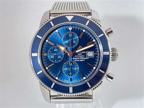 breitling a13322 blue|a13320 Breitling superocean.